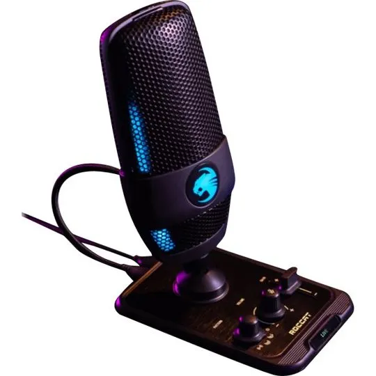 ROCCAT Torch Whisper USB-mikrofon, stereo/kardioide, sort