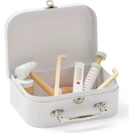 Kids Concept Lgetaske i hvid - 7 dele