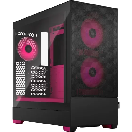 Fractal Design Pop Air RGB Magenta Core TG Clear Tint Miditower