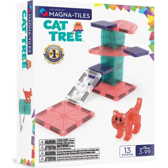 Magna-Tiles Kattetræ magnetisk byggesæt, 13 dele