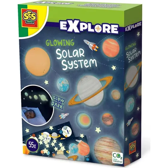 SES Creative Explore Selvlysende Solsystem