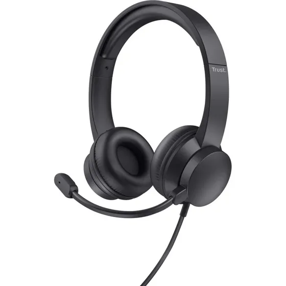 Trust Ayda PC-headset 3,5 mm, sort