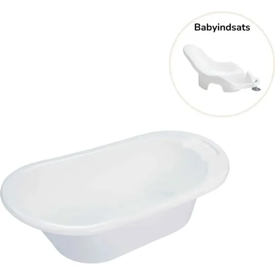 Bb-jou Click badekar med babyindsats, hvid