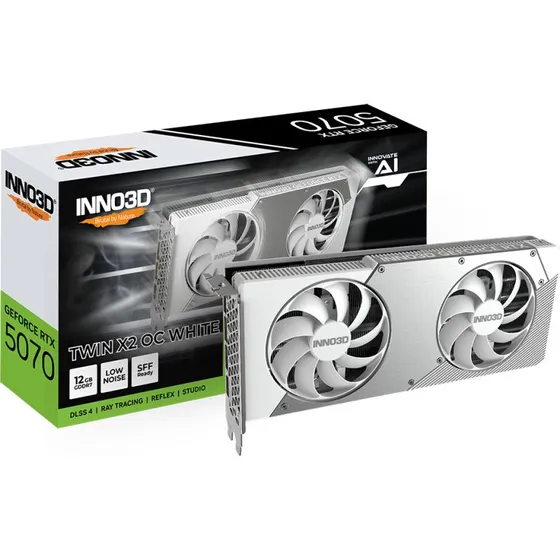 Inno3D GeForce RTX 5070 Twin X2 OC White 12GB GDDR7