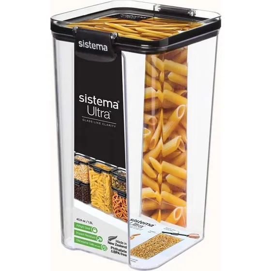 Sistema Tritan Ultra Square 1,3 l – Sort
