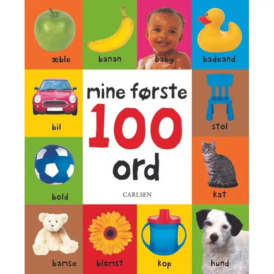 Mine første 100 ord – papbog (fra ca. 6 mdr.)