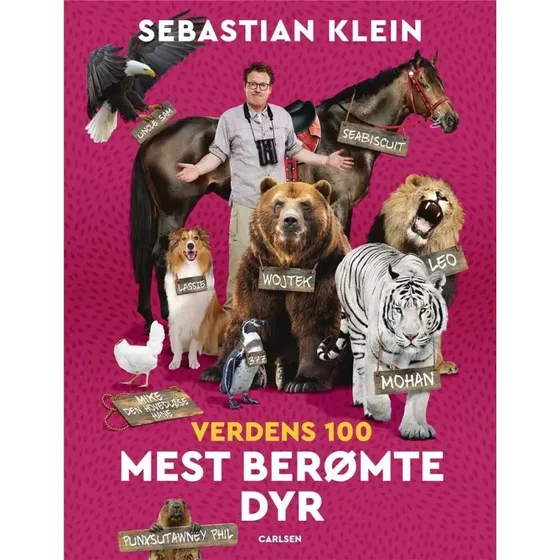 Sebastian Klein  Verdens 100 mest bermte dyr (hardcover, 6+)