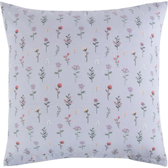 Borg Living Pudebetræk 60x63 cm - Purple Flowers (Lilla)