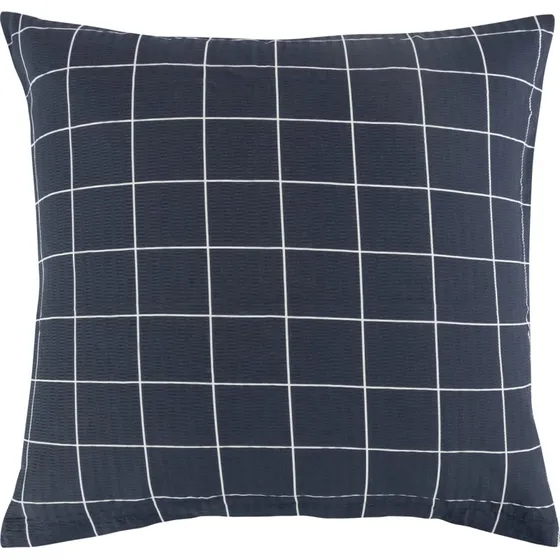 Borg Living Pudebetrk 60x63 cm Blue Check (Bl)