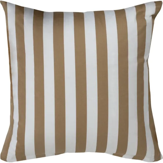 By Night Pudebetrk 60x63 cm Nordic Stripe  sand/hvid
