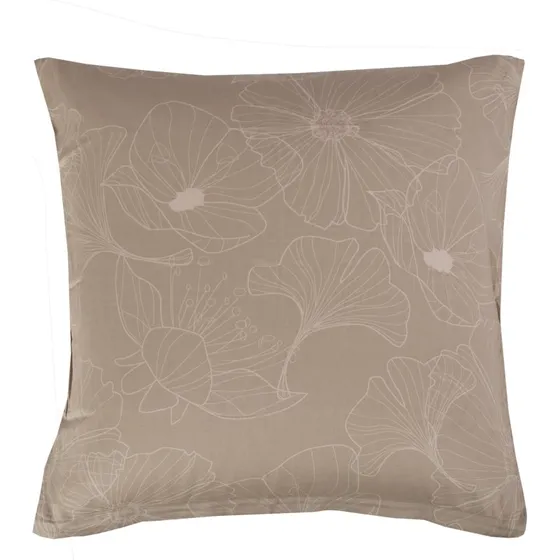 By Night Pudebetrk 60x63 cm Bomuldssatin Big Flower sand