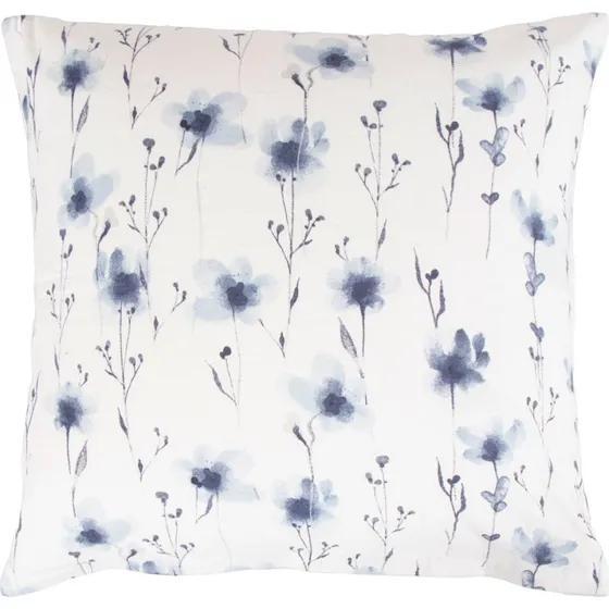 By Night pudebetrk 60x63 cm Flower Blue 100% bomuldsflonel