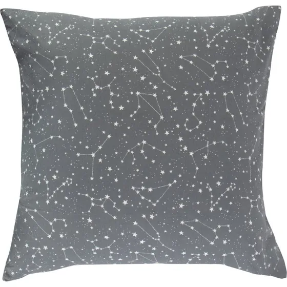 Borg Living Pudebetræk 60x63 cm Zodiac Grey, 100% bomuld