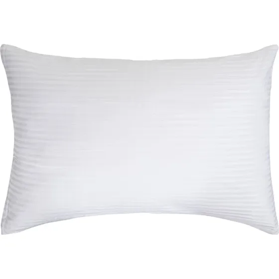 Borg Living pudebetrk 70x100 cm  100% bomuldssatin, hvide striber