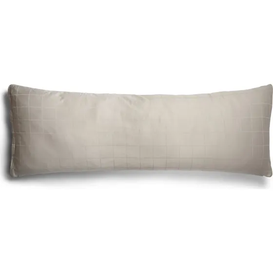 By Night pudebetrk 50x150 cm - Check sand (jacquard bomuldssatin)