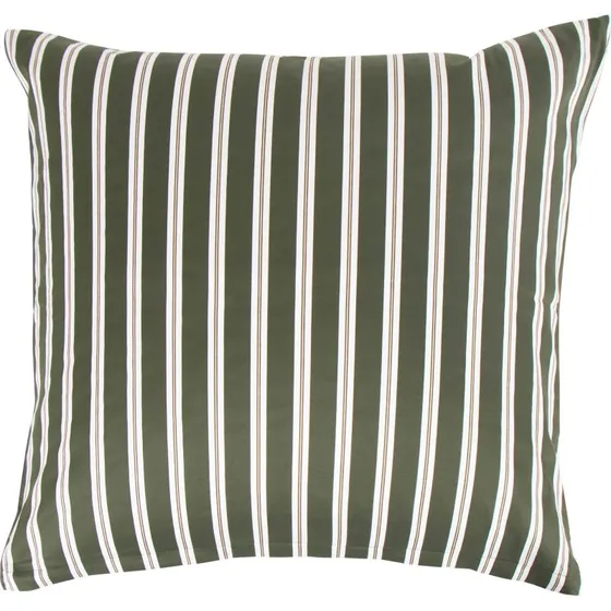 By Night pudebetrk 60x63 cm i grn bomuldssatin, stribet