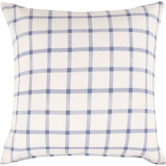 By Night Pudebetrk 60x63 cm Check Blue  Bk & Blge