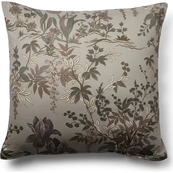 By Night Wildflower pudebetrk 60x63 cm  100% bomuldssatin, brun