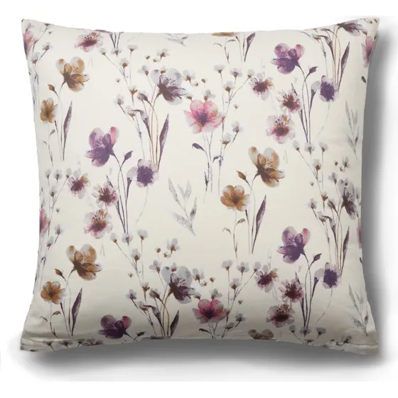 By Night Pudebetrk 60x63 cm  Bomuldssatin Sand (Summer Flower)