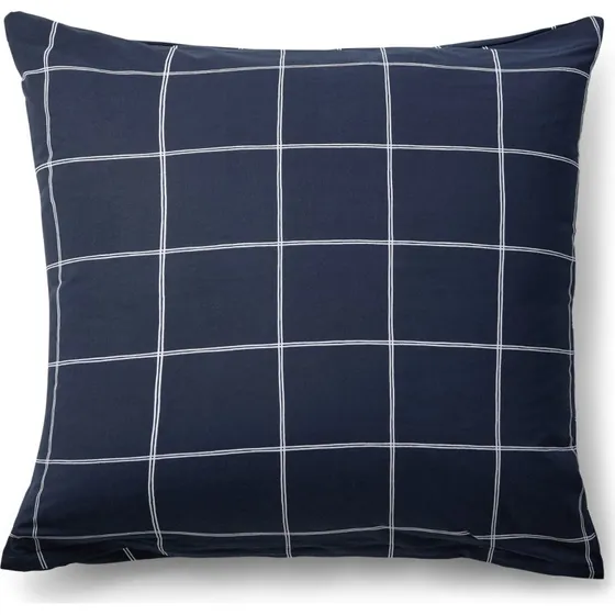 Nordstrand Home pudebetrk 60x63 cm  mrkebl med hvide tern