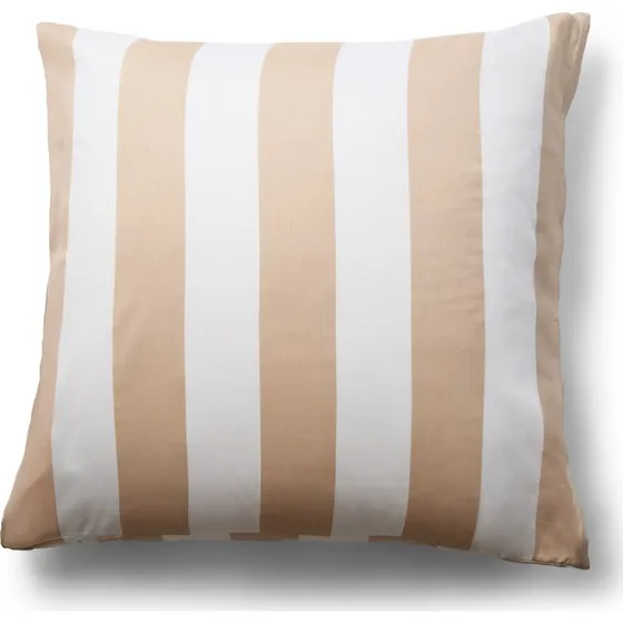 By Night Nordic Stripe pudebetræk 60x63 cm - natur/hvid