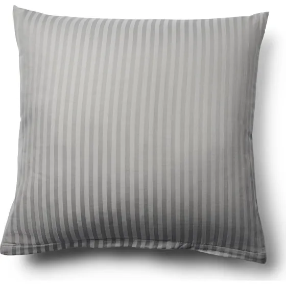 Borg Living Pudebetrk 60x63 cm - Lysegr jacquardstriber