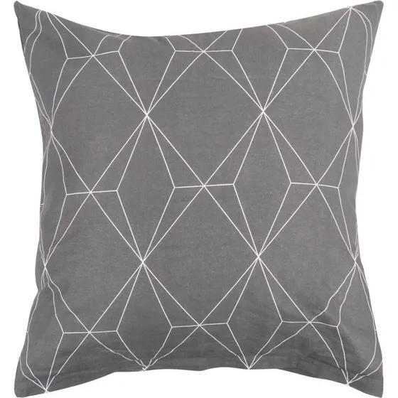 Borg Living Pudebetrk 60x63 cm - Graphic Grey 100% bomuld