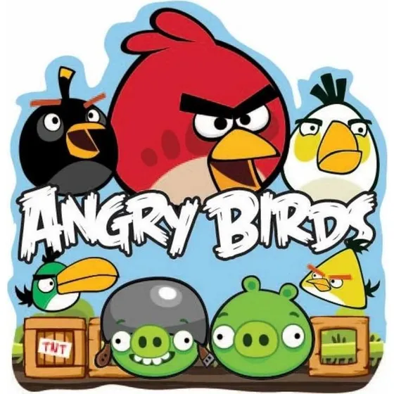 Angry Birds 3D vgklistermrke 25x24 cm