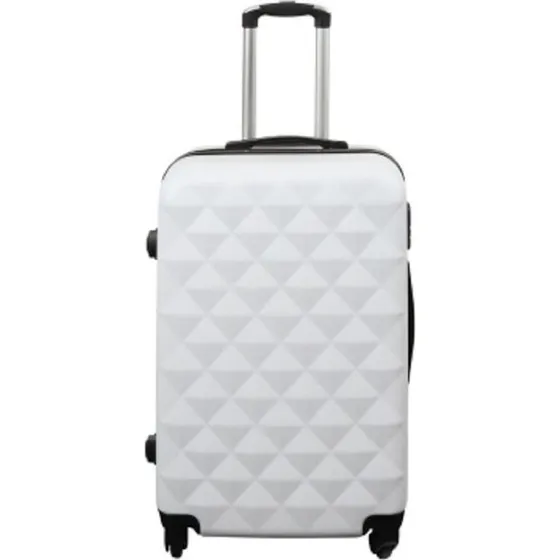 Smart Hardcase-kuffert M 68L Diamant hvid (61x41x27 cm)