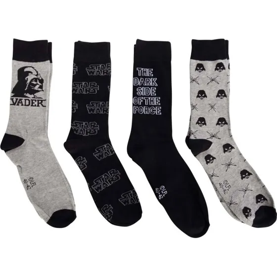 Star Wars herrestrmper 4 par str. 43-45