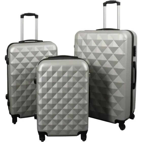 UdenMrke Kuffertst 3 stk. hardcase  Diamant gr