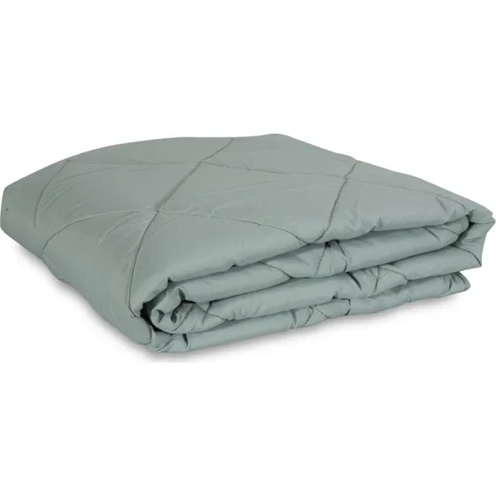 Zen Sleep Sommerdyne 140x200 cm – Støvet grøn, quiltet 350g