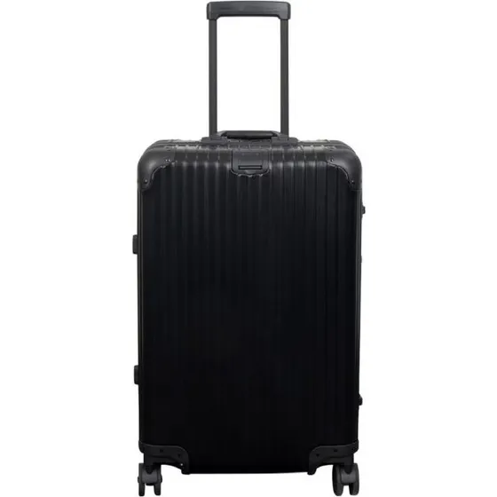 Aluminiums kuffert - Sort 68 L med TSA-ls (70x41x23 cm)
