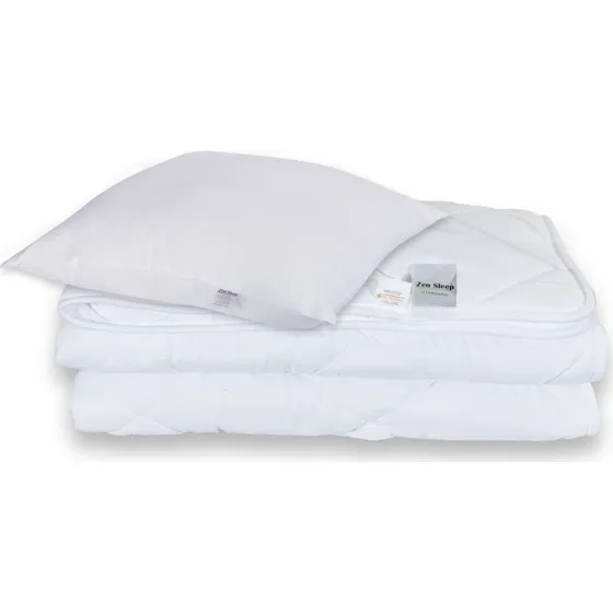 Zen Sleep Helårsdyne + pude 140x220/60x63 cm – Allergivenlig fiber