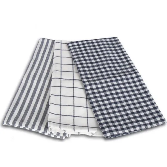 Nordstrand Home 3-pak viskestykker 50x70 cm bl/hvid