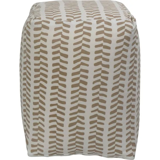 Nordstrand Home Sidepuf 28x28x40 cm  Beige mnster