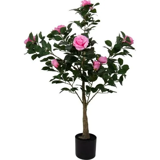 Uden mærke Kunstigt rosentræ 110 cm - Lyserøde roser