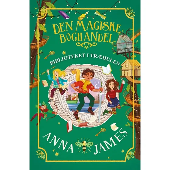 Anna James: Biblioteket i træhulen - Den magiske boghandel 5