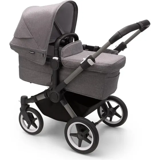 Bugaboo Donkey 5 Twin – Grey Melange