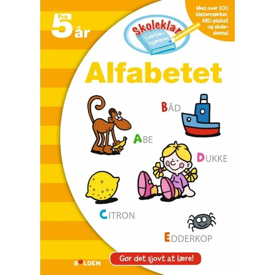 Skoleklar Lektiehjælper - Alfabetet (hæftet)