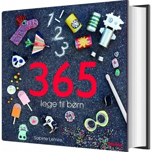 Sabine Lemire – 365 lege til børn (hardcover)