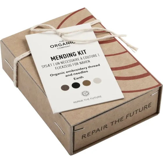 The Organic Company Reparationssæt til tråde, brun (2,7 x 10 cm)