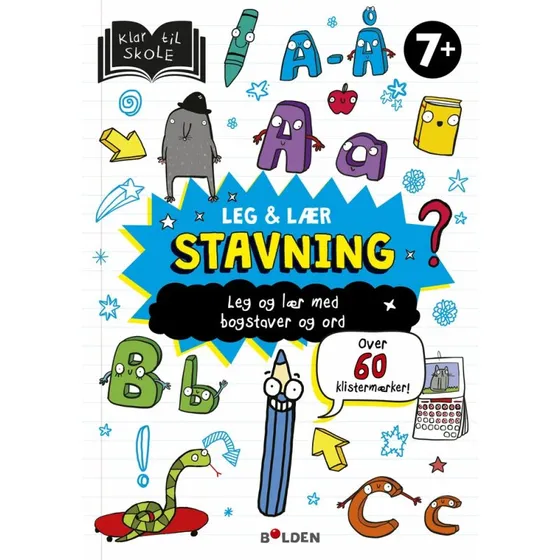Leg og lr: Stavning  aktivitetsbog med opgaver og klistermrker