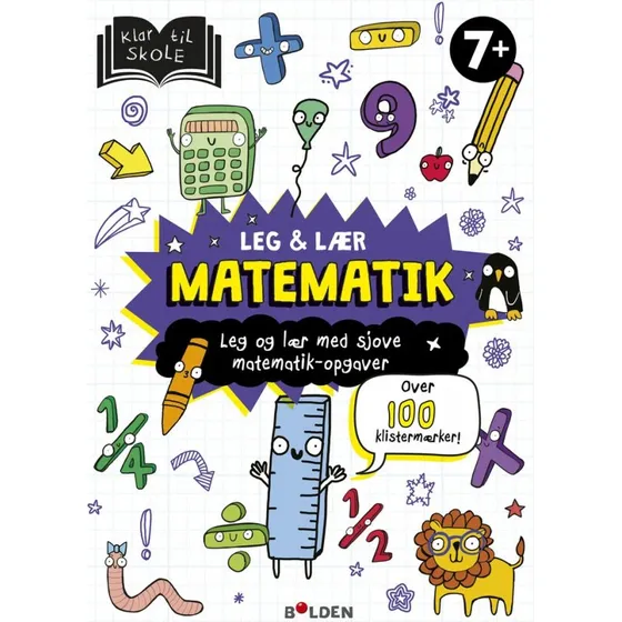 Leg og lr: Matematik - Aktivitetsbog (1100) med klistermrker