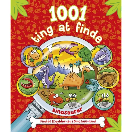 1001 ting at finde: Dinosaurer  Brnebog (hardcover)