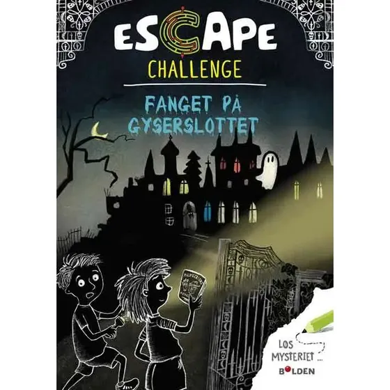 Escape Challenge: Fanget på Gyserslottet – Bog