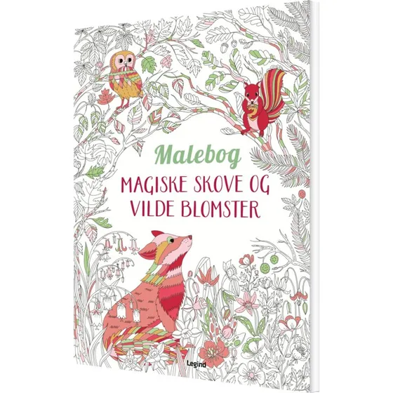 Legind Malebog: Magiske Skove og Vilde Blomster