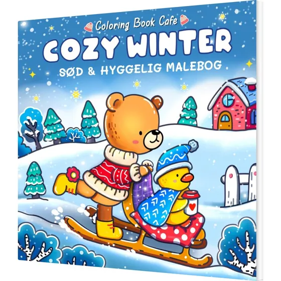 Cozy Coloring: Cozy Winter - Malebog (hæftet)