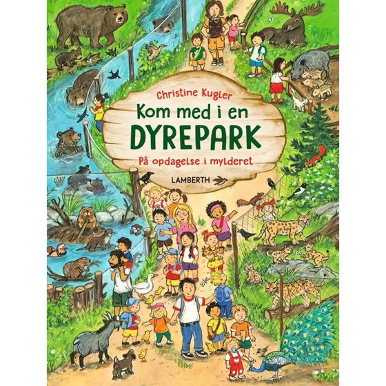 Christine Kugler: Kom med i en dyrepark (papbog)