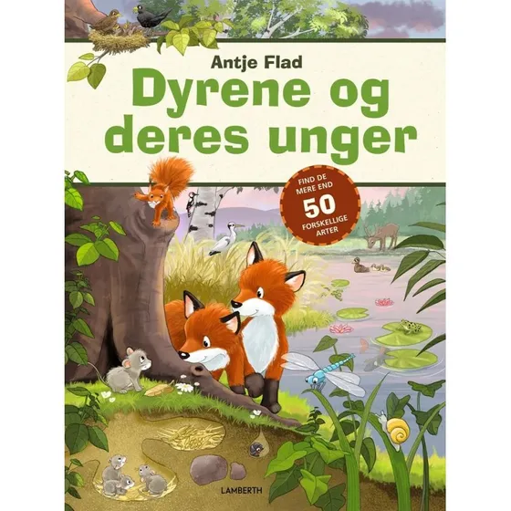 Antje Flad - Dyrene og deres unger (papbog)